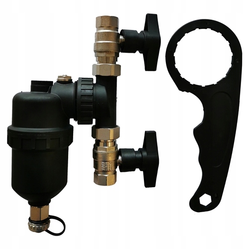MAGNETICKÝ FILTER, ODDELOVAČ ZNEČISTENIA, KLIMÁČ ZBERU, 1" DN25